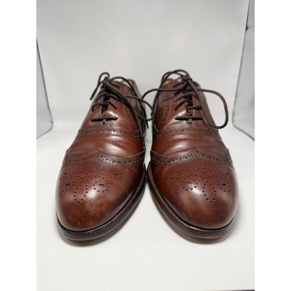 Bally Prestige Lenox 712 00 Full Brogue Wingtip Oxfords Men Size 12 D - Picture 3 of 7